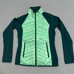Marmot Puffer Variant Jacket Full Zip Long Sleeve Green Womens Size Small